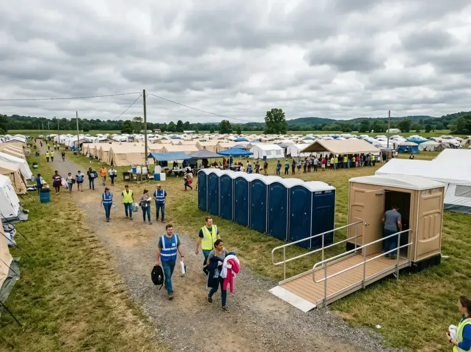 disaster-relief-camp-restrooms-010 — frequently asked questions, Dumpster & Portable Bathrooms Rental in Cumming, GA